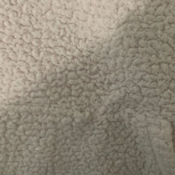 PINK Light pink hooded Sherpa quarter zip - Picture 3 of 3